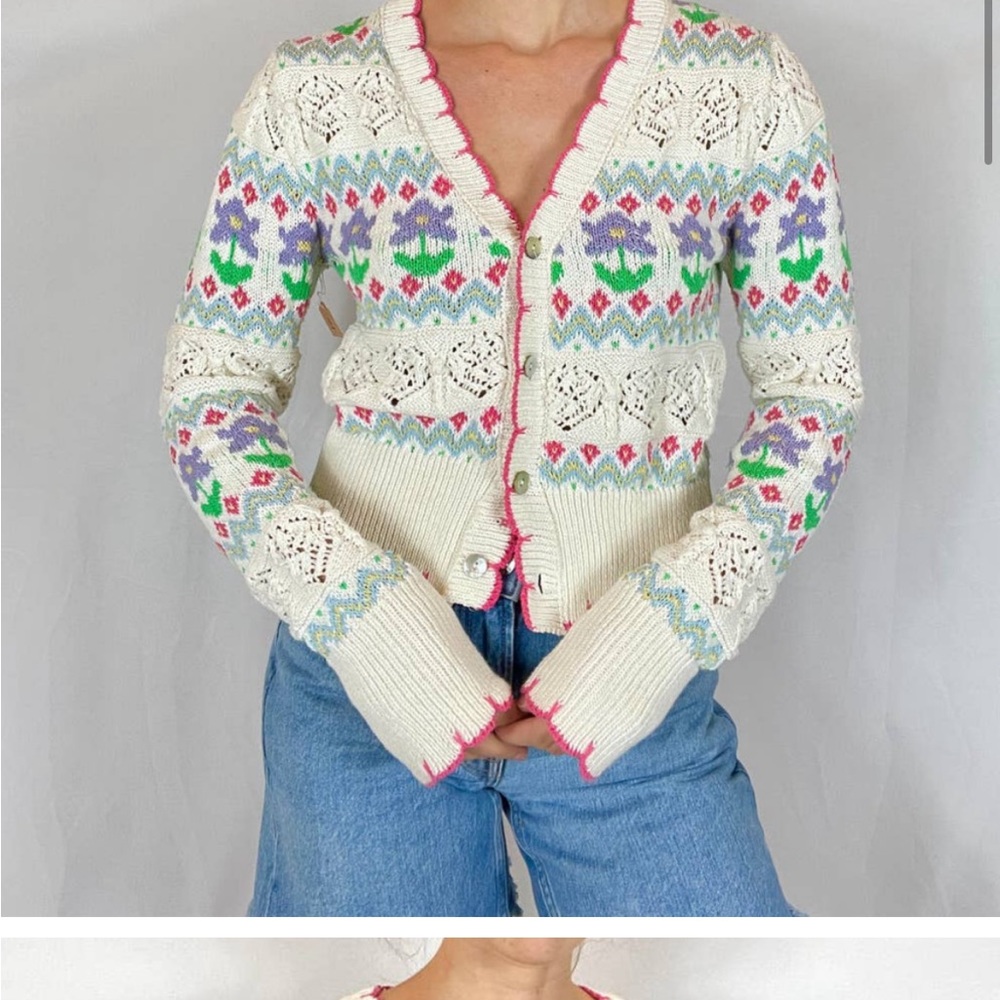 Colorful cardigan